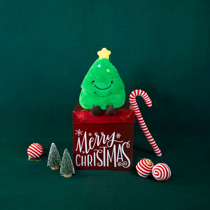 Pino de peluche Tino navideño 18 cm