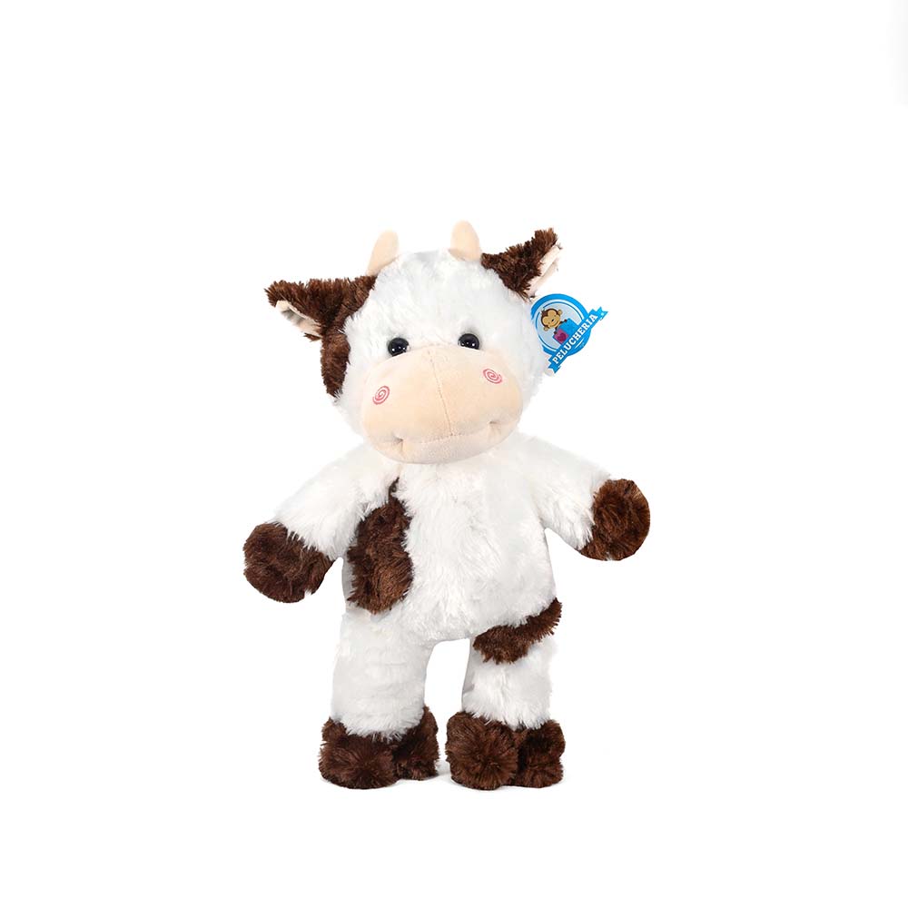 Vaca de peluche al mayoreo. Peluches para distribuidores, tiendas de regalo, decoración de eventos, coleccionistas. 