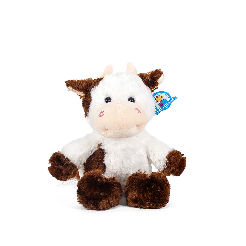 Vaca de peluche al mayoreo. Peluches para distribuidores, tiendas de regalo, decoración de eventos, coleccionistas. 
