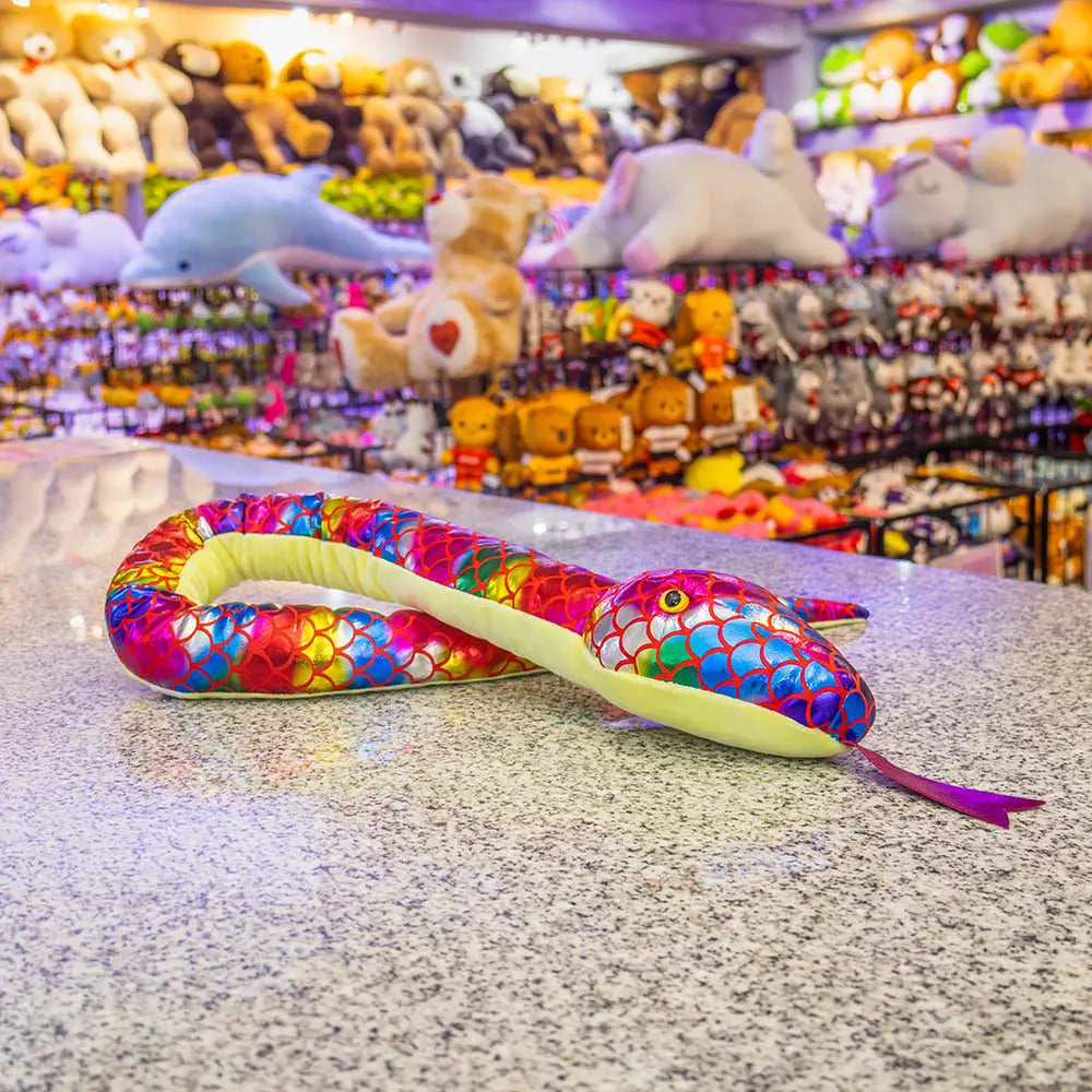 Set de 6 Piezas Serpiente de peluche Colors  100 cm