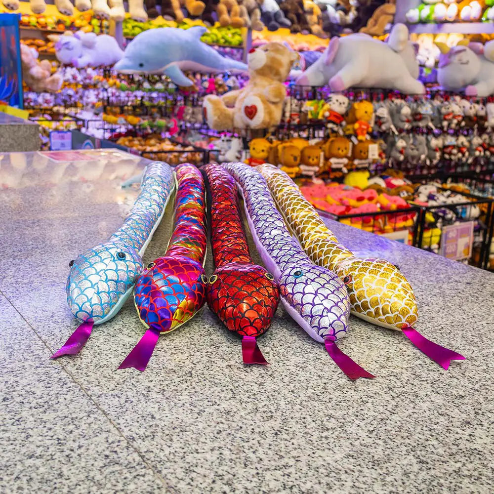 Set de 6 Piezas Serpiente de peluche Colors  100 cm