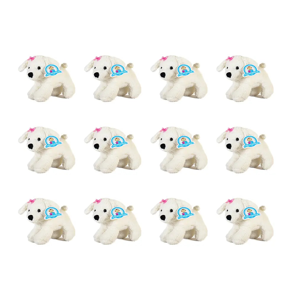Set de 12 piezas Perro Perrito de peluche Perlita 20 cm