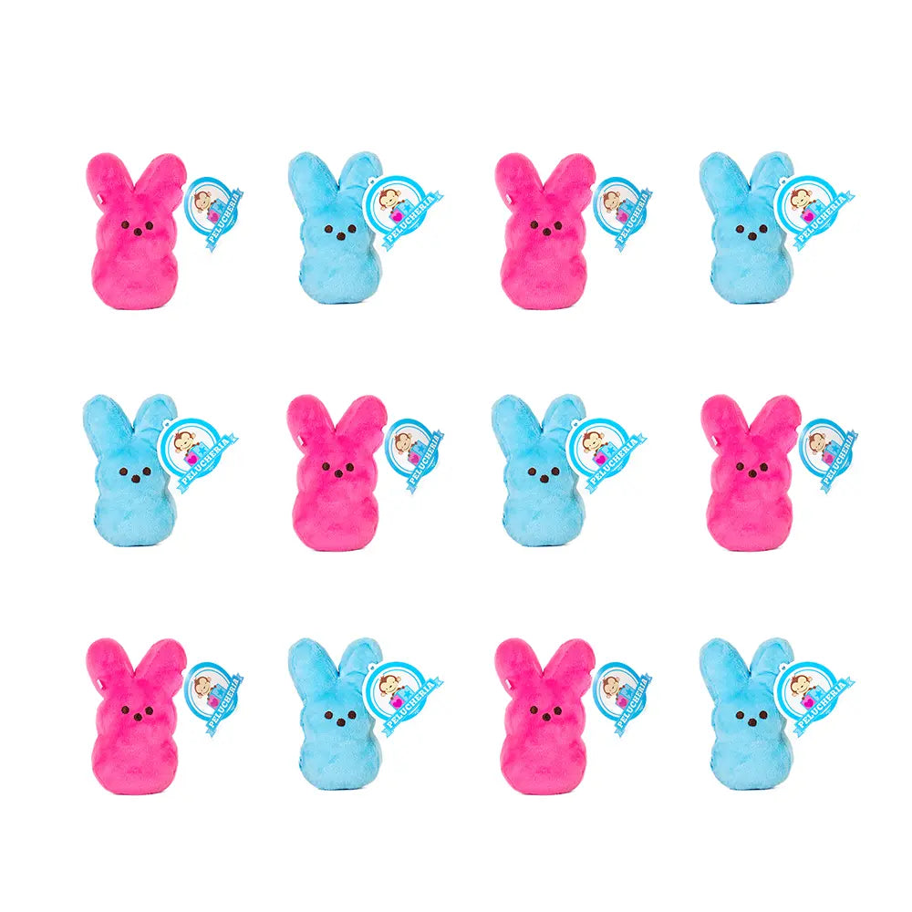 Set de 12 piezas Conejos de peluche Mochi 15 cm
