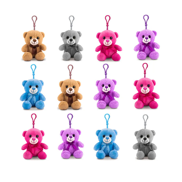 Set de 12 Piezas Llavero de peluche Osito Baby  12 cm