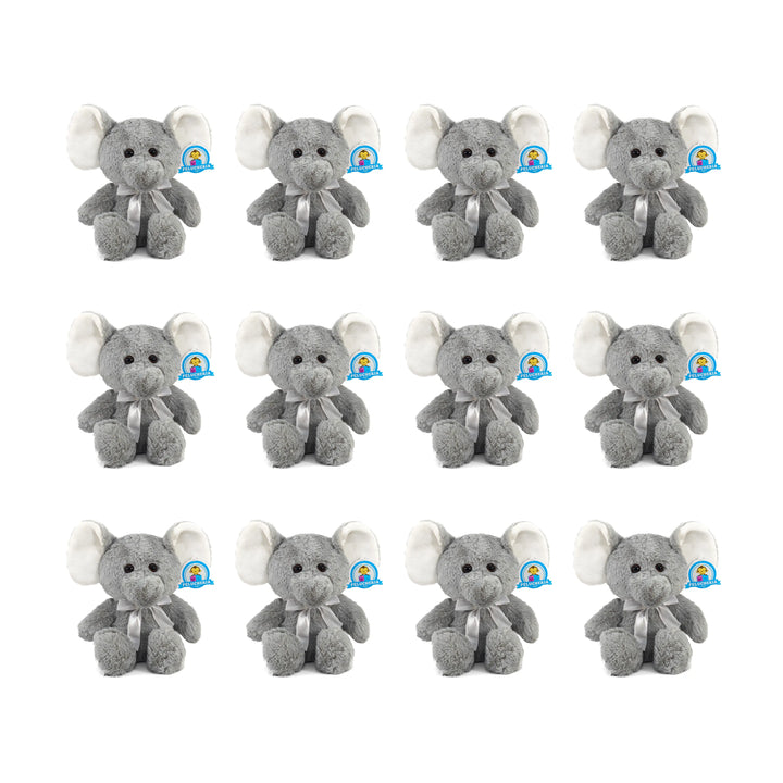 Set de 12 piezas Elefante de peluche Teo 25cm
