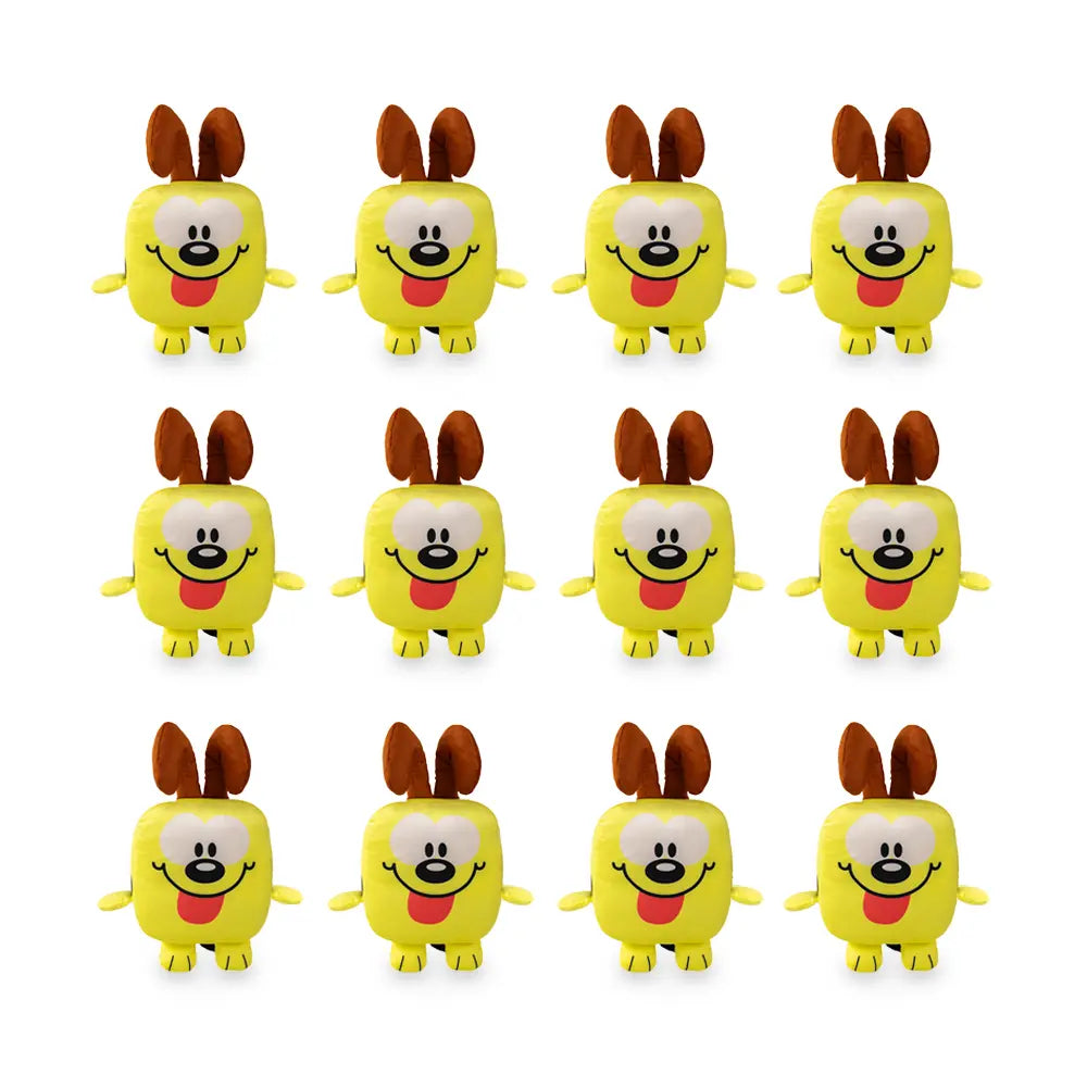 Set de 12 Piezas Odie Perro de peluche Garfield 18 cm