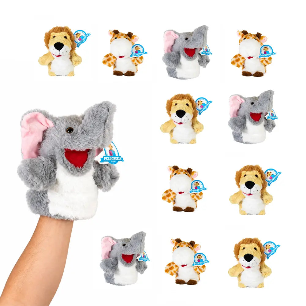 Set de 12 piezas Títere de peluche 24 cm