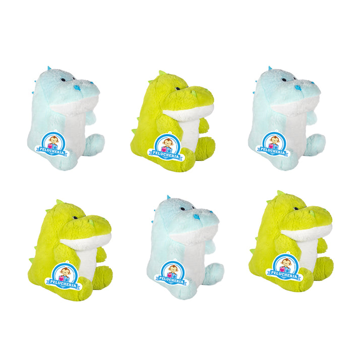 Set de 6 Piezas Dinosaurio de peluche Surtidito Wiki 20 cm