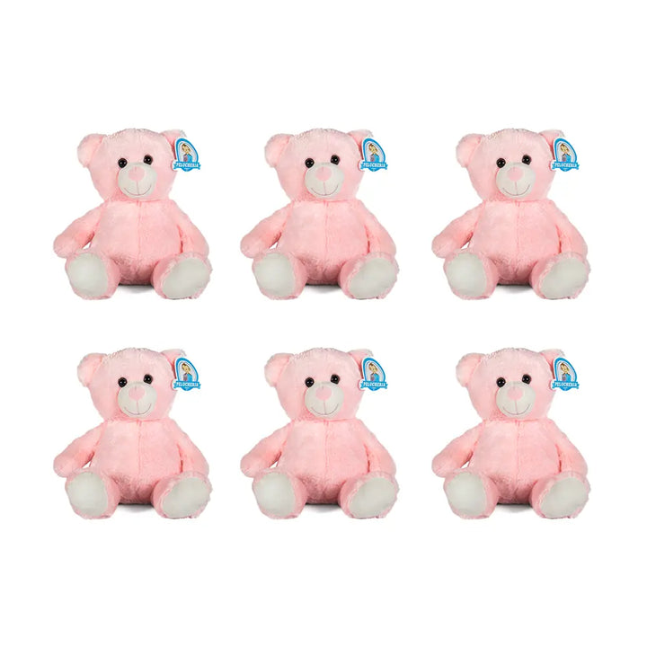 Set de 6 piezas Oso de peluche Mimi 30 cm