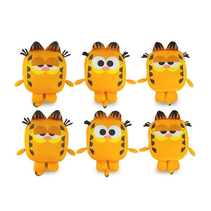 Set de 6 Piezas Garfield de peluche Kawaii Cubes 18 cm