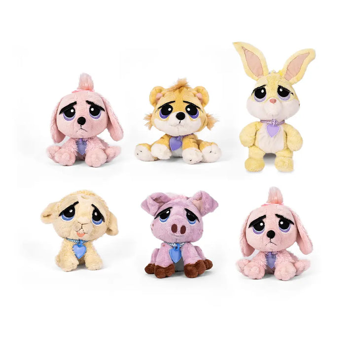 Set de 6 Piezas Lil Pets de peluche 16 cm