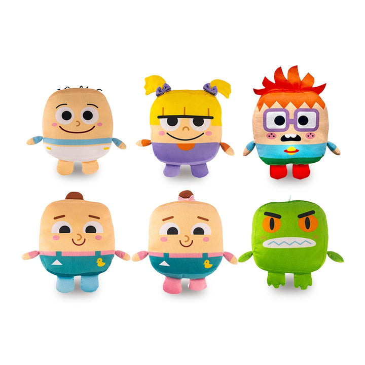 Set de 6 Piezas Rugrats de peluche Kawaii Cubes 18 cm