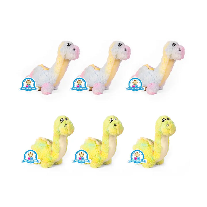 Set de 6 Piezas Dinosaurio de peluche 30 cm